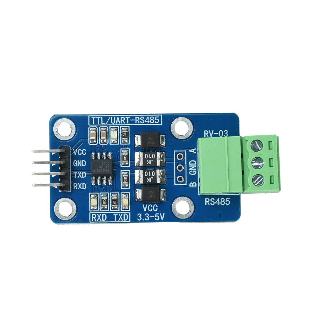 TTL to RS485 Converter Module with 3.3-5V Power Supply Industrial Grade Design for Stable Signal Transmission Signal Conversion