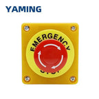 22mm Emergency Stop Push Button Switch 1NO 1NC 10A 660V Waterproof Box Explosion-proof Anti-corrosi Manual Control