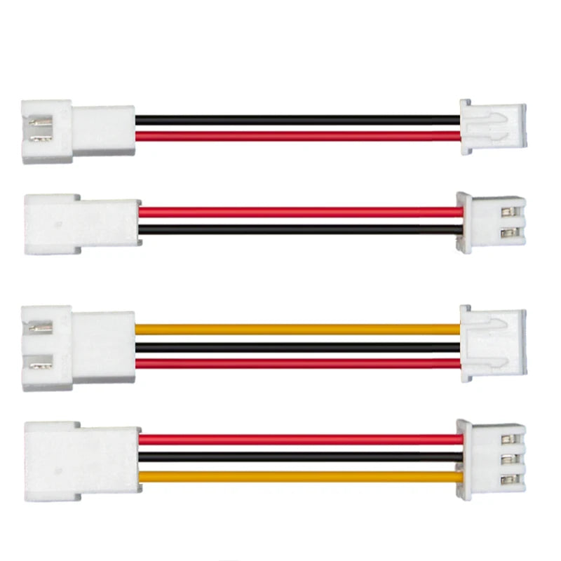 10PCS XH2.54 Extension Line 2P/3P/4P/5P/6P/7P/8P/9P/10P/12P XH 2.54mm Pitch Male To Female Connector With 10/20/30cm Cable 26AWG