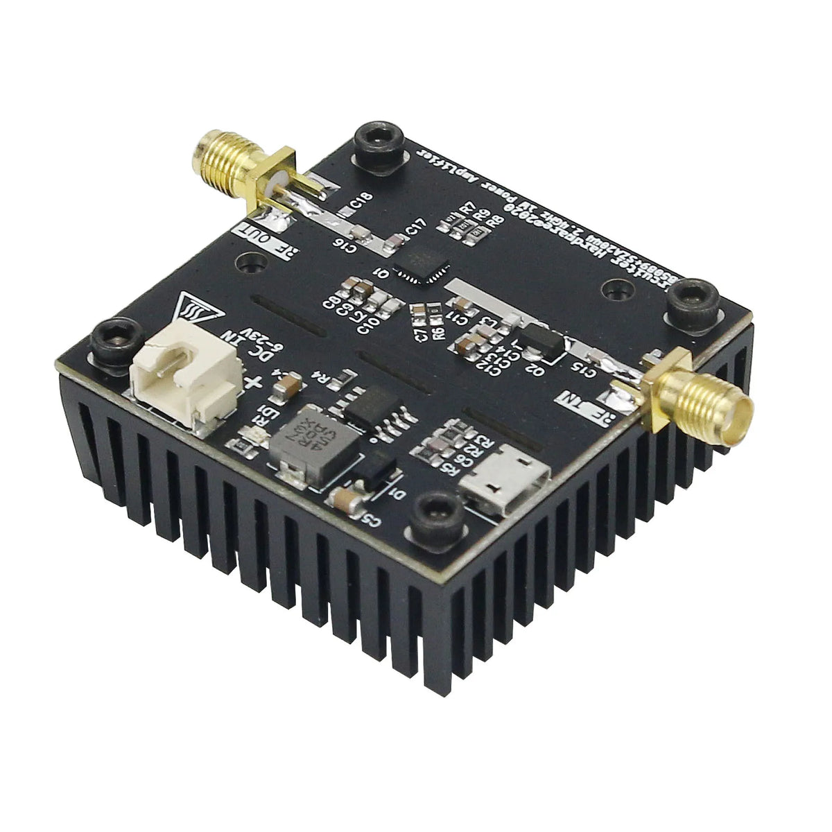 RF Power Amp 700MHz-2.4GHz 1W 30DBm Outperform RF2126 SBB5089+SZA2044 Microwave Power Amplifier