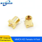 5PCS MCX-KE MCX-JE MCX-KWE MMCX-KE MMCX-JE MMCX-KWE MCX MMCX Male Female Socket PCB Board Socket Right Angle 90 Degree Connector