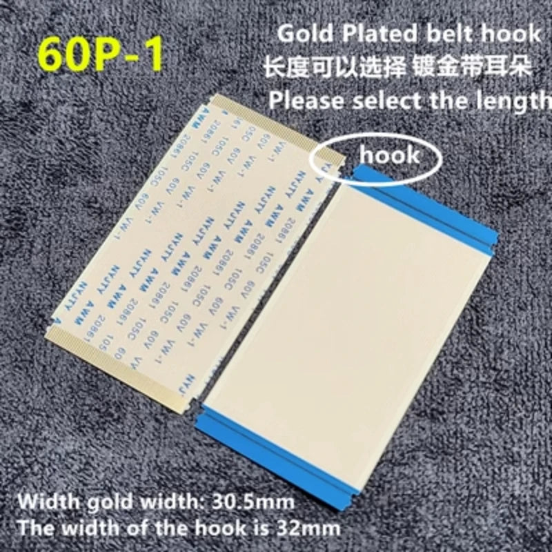 1pcs Gold-plated Ffc Fpc Flat Flexible Cable Awm 20706 105c 60v Vw-1 0.5mm Pitch 40/50/55/60/68/80/96 Pin