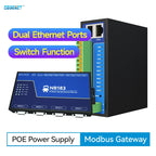 8 Ways RS485 RS232 to Ethernet Serial Server CDSENET NB183-V2 Series TCP UDP MQTT HTTP Modbus Gateway TCP- RTU POE