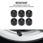 H13 Truck Car Tyre Pressure Monitor 6 External Sensors Tire Pressure Monitoring System Intelligent Temperature Warning Fuel Save