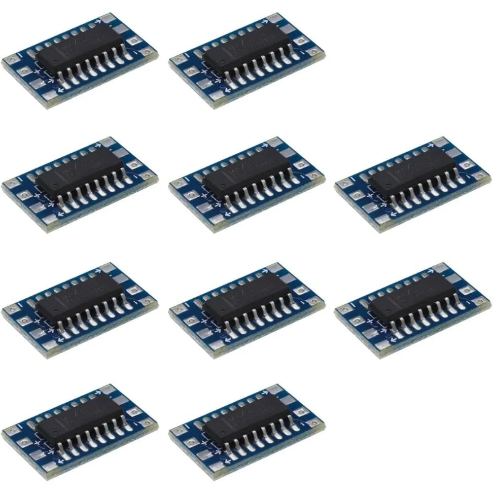 10PCS Mini RS232 MAX3232 to TTL Level Converter Serial Module Board Adapter 3~5V MAX3232 Breakout Board Computer Serial Adapters
