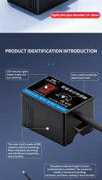 ZHICAN E2K Non Contact Capacitive Liquid Level Sensor Pipe Water Tank Full Empty Detection Alarm Switch