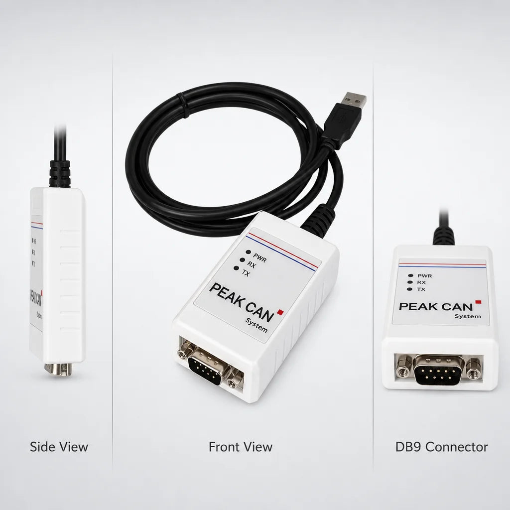 PCAN-USb Compatible with Original Peak Model Ipeh-002022/002021 PCAN Peak USB to CAN Bus Analyzer Tool CAN Bus Adapter PCAN-View