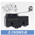 Z-15 Micro Limit switch Travel Switch Small Horizontal Roller Lever 15A 250V 1NO1NC Normally Open Normally Closed Travel Switch