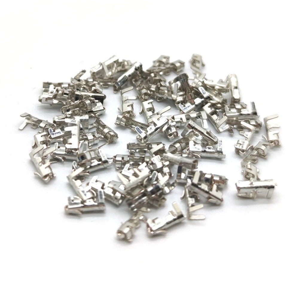 PH 2.0 & XH 2.54 Female Crimp Terminals - Metal Connector Pins, Compatible with PH 2.0mm / XH 2.54mm Pitch Female Socket Housing