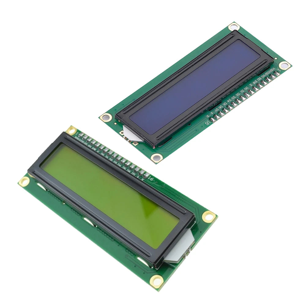 Blue Yellow Backlit LCD Display Module 1602 16x2 Character IIC/I2C/TWI/SPI Serial Interface for Arduino 5V
