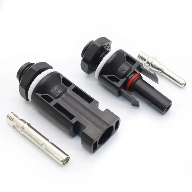 1/5/10 Pair M12 Thread Solar Male Female Connector High Quality Panel Coupler Inverter DC Combiner Box Installation connector E2