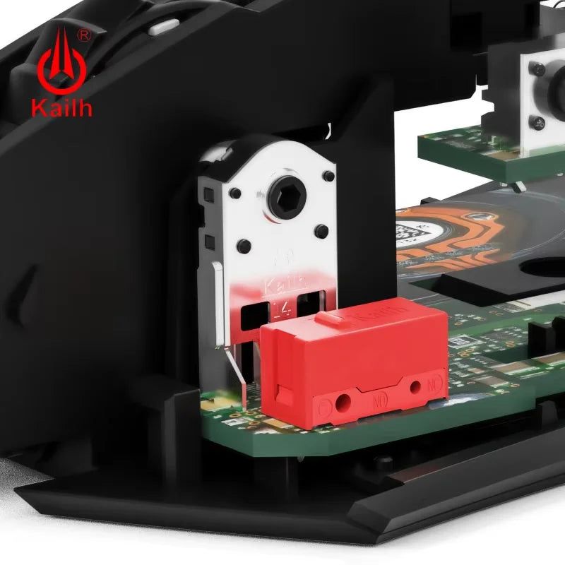 1pcs-500pcs Kailh GM 4.0 Red Dot 3-Pin 60 Million Click Life Mouse Micro Switch Computer Mouse Left Right Micro Switch Button