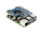 【Official Guarantee】Waveshare PoE HAT (F) For Raspberry Pi 5, Cooling Fan, Supports 802.3af/at network, Metal Heatsink for RPi 5