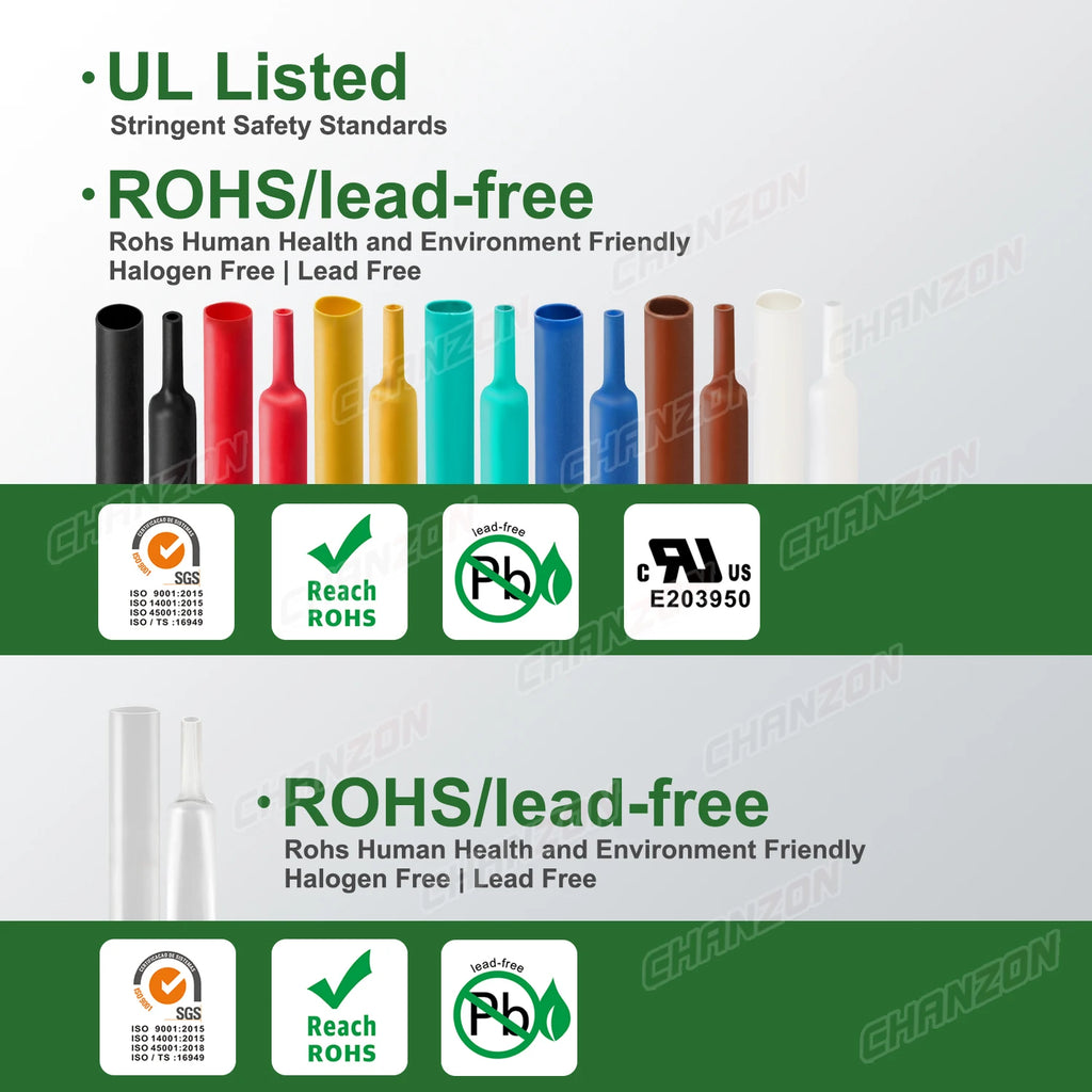 25M/Roll 3:1 Φ1.6-Φ50Mm Heat Shrink Tube Ahensive Lined Double Wall Marine Grade Wrap Glue Polyolefin Wire Tubing Cable Sleeves