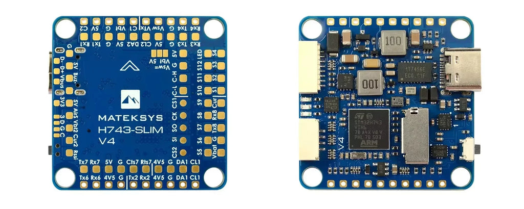 MATEK H743 WING V3 Flight Controller MATEKSYS STM32 H743VIT6 Dual IMU Baro OSD SD Slot for RC FPV DIY Racing Fixed Wing Drones
