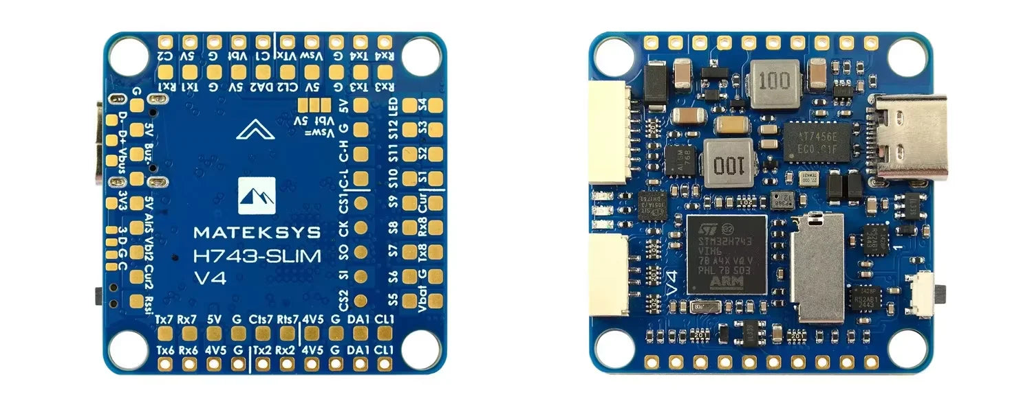 MATEK H743 WING V3 Flight Controller MATEKSYS STM32 H743VIT6 Dual IMU Baro OSD SD Slot for RC FPV DIY Racing Fixed Wing Drones
