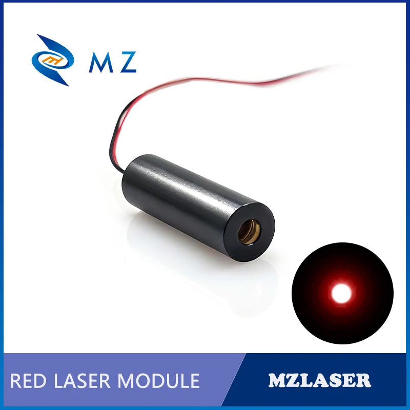 Laser Diode Module Red Dot D12mm 660nm 50MW 5V/12V/24V Industrial Grade ACC Drive Type CW Circuit Model