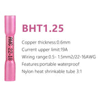 10-200pcs Heat Shrink Butt Connectors AWG 24–10 Butt Splice Insulated Waterproof Electrical Automotive Wire Crimp Terminals