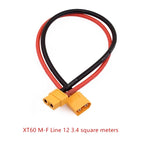 RC Battery Charger 18 AWG 16AWG 12AWG 10AWG XT60 XT90 EC5 Plug Male Female Extension Cable Wire Connector 10CM/20CM/30CM