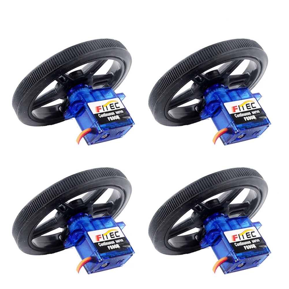 Feetech FS90R Mini RC Servo 360 Degree Continuous Rotation Micro Motor 4.8-6V 1.5KG Wheel for Smart Robot Microbit RC Car Drone