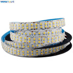 5m Double Row 2835 Flexible LED Strip 240leds/m 480leds/m Cool Warm White 4000K IP20 Non-Waterproof 1200/2400 SMDs 12V 24V DC