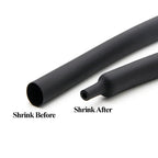 1M 3:1 Heat Shrink Tube With Double Wall Glue Diameter 1.6mm ~ 50mm DIY Wire Cable Connector Repair Waterproof Insulation Sleeve