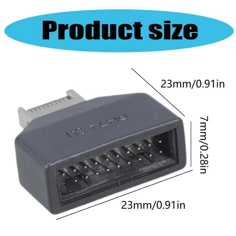 83CE USB C to USB Header Adapter, Vertical TypeE A Motherboard Conversion