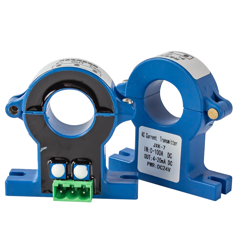 Hall Effect Current Transducer DC0-30A 0-100A 0-500A 0-1000A to 4-20mA 0-10V 0-5V 1-5V RS485 25mm AC Current Transmitter Sensor