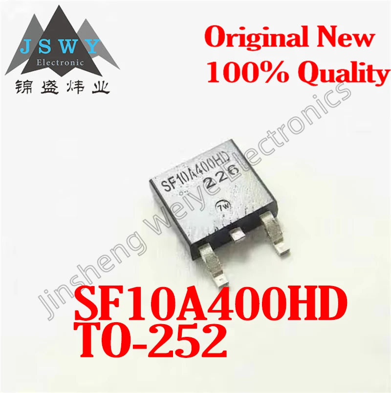 (50/200pcs) SF10A400HD 10A400HD Liquid Crystal Plasma MOSFET TO-252 SMD Brand New Original Stock Ready to Ship