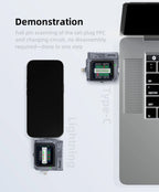 QianLi iBridge A3 Lightning Type-C Tail Plug Comprehensive Analysis Tester for iPhone Phone Charging Port Fault Detection Repair