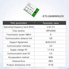 nRF52840 nRF52833 Zigbee BLE5.1/5.0 Wireless Module CDEBYTE BLE Mesh Low Power Consumption Small Size SMD BLE Module