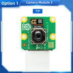 Raspberry Pi Camera Module 3 IMX708 Auto-Focus 75°/120° FOV Highly Detailed Optional Optional NoIR Version for Pi 4B 3B+ 3B
