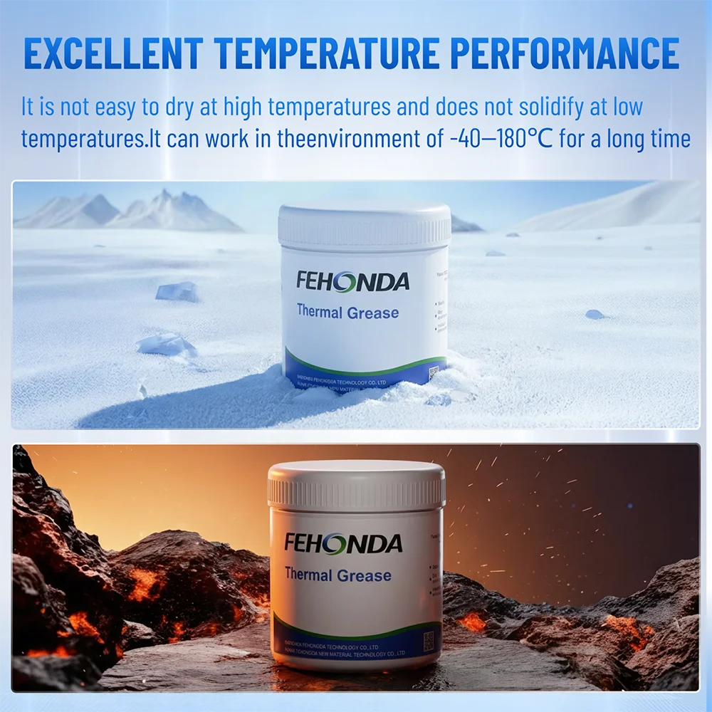 FEHONDA TG-8 Thermal Paste 8.5W/m.K High Performance Thermal Grease Thermal Conductive Silicone Grease for Game CPU GPU Cooling