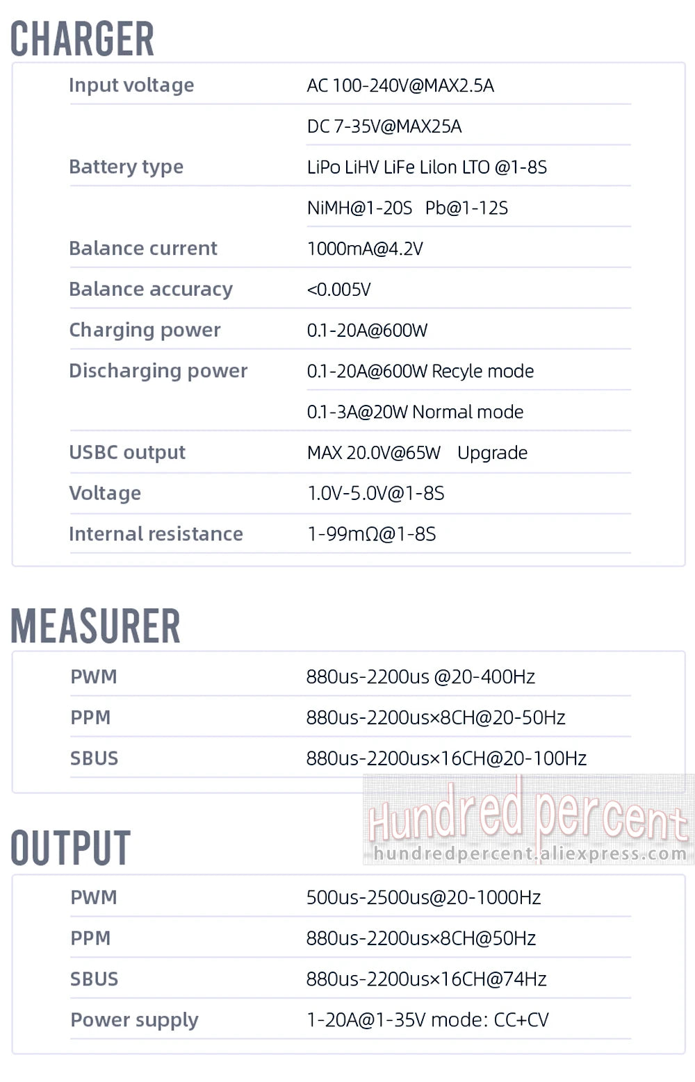 ToolkitRC M8AC Smart Lipo Battery Charger Discharger AC 200W DC 600W 20A for 1-8S LiHV Lipo Battery PD 65W FPV Model Parts Car
