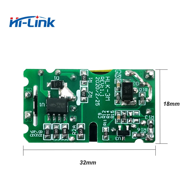 Hi-Link Ultra-small HLK-PM03L Open Frame HLK-PM01L ACDC 220V to 5V 600mA 3W Switching Power Module HLK-PM01 Without Shell