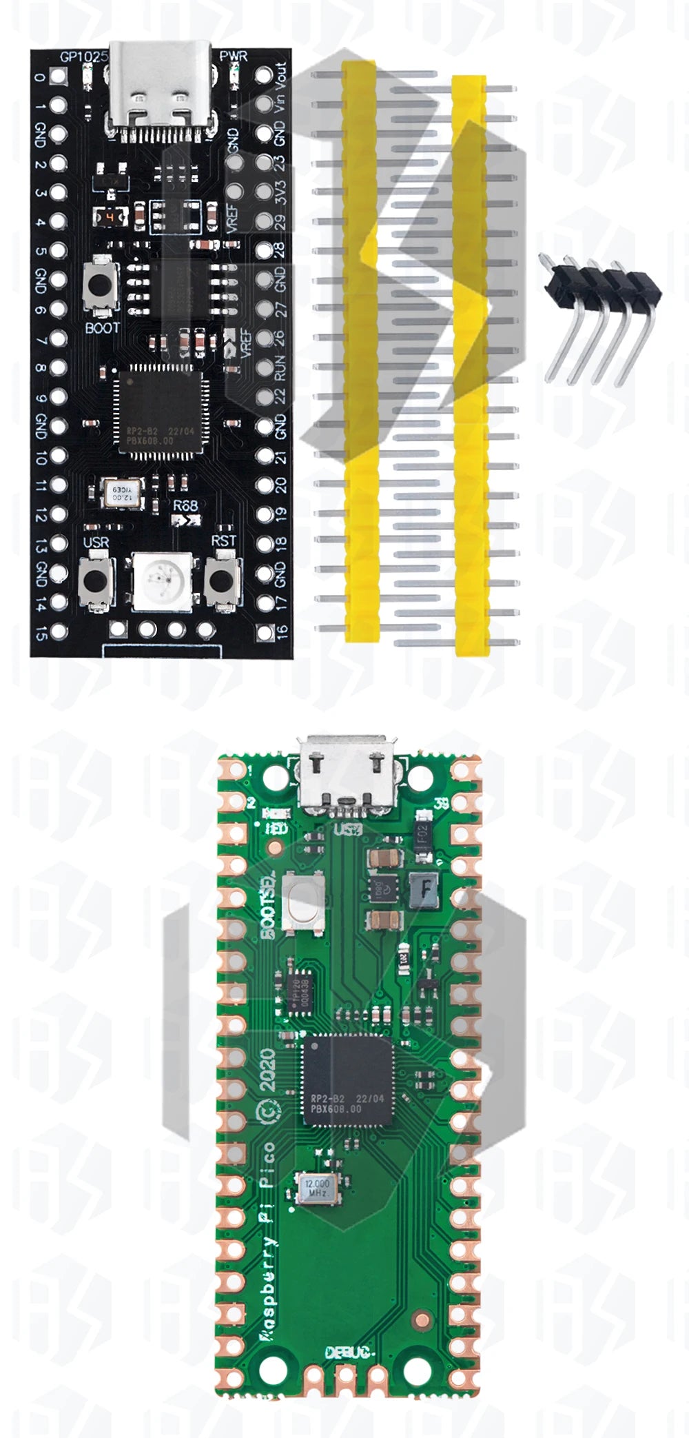 High-Performance Raspberry Pi Pico: RP2040 Microcontroller Board (Cortex-M0+ Dual-Core ARM Processor)