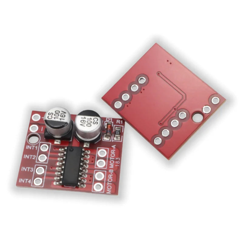 Mini L298N Motor Driver Module 1.5A Dual H-Bridge 2V-10V PWM Speed Control for Arduino Smart Car Robot