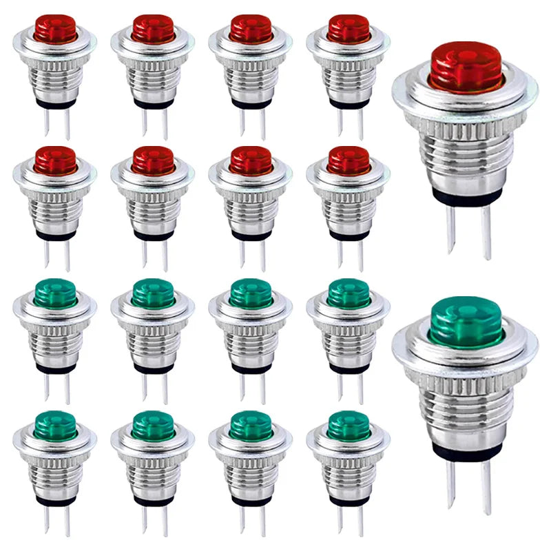 5/20/100PCS  8mm Push Button Switch DS-101 ON/OFF Mini Momentary Reset Micro Switch Normally Open 2Pin