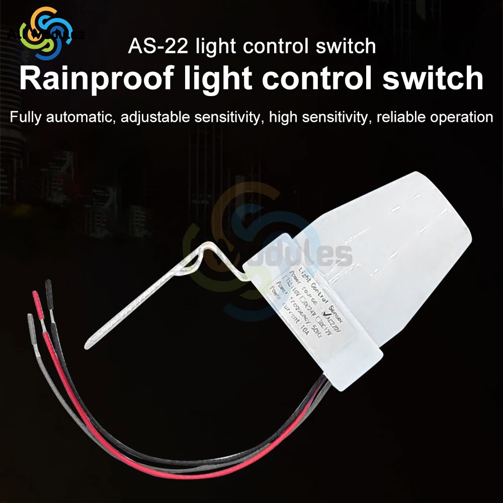 AC110-220 Adjustable Street Light Photoswitch Photocell Sensor Switch Automatic On Off Photo Control Sensor Switch