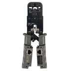 2 in 1 RJ45 Network LAN Cable Crimper Pliers Internet Tool Cable Tester Cable Pliers Set for Network RJ45 Tester Stripper