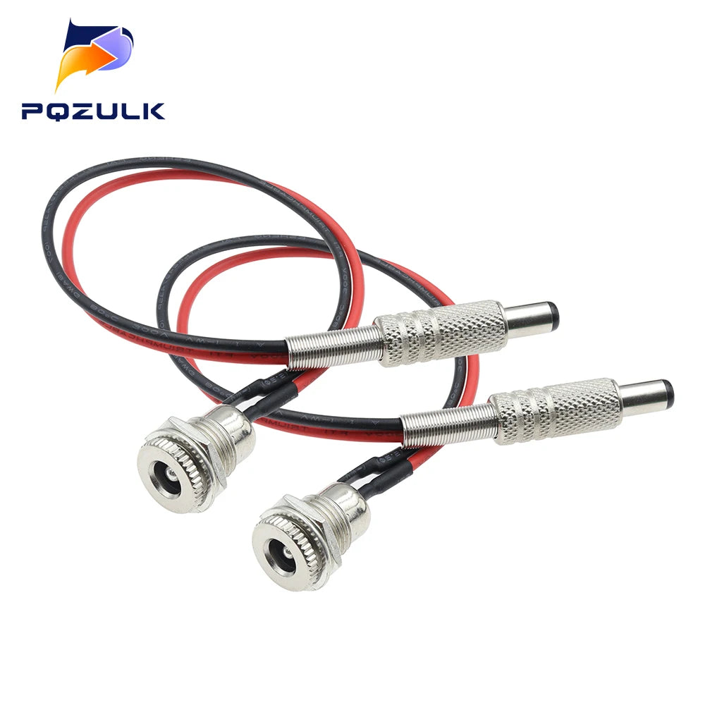 DC-099 DC Power Male Female Jack Charging Socket Jack With Cable Male Female Power Plug Connector Male Female Connector Adapter