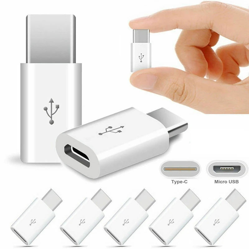5PCS Micro USB To Type-C Adapter Mobile Phone Adapter Microusb Connector for Huawei Xiaomi Samsung Galaxy A7 Adapter USB TypeC