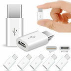 5PCS Micro USB To Type-C Adapter Mobile Phone Adapter Microusb Connector for Huawei Xiaomi Samsung Galaxy A7 Adapter USB TypeC