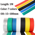 1M 2:1 7 Colors 15mm 20mm 30mm 35mm 40mm 60mm 80mm 150mm 180mmHeat Shrink Heatshrink Tubing Tube Wire Dropshipping