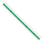 10PCS 1X40P 2.54mm Single Row Male Header Connector PCB Pin Strip Breakable Pin Header for Arduino Yellow Red White Black 2.54mm