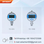 YB60A Precision Digital Pressure Gauge Battery Powered Vacuum Positive Negative Pressure Meter M20 Peak Memory -100kPa-100MPa