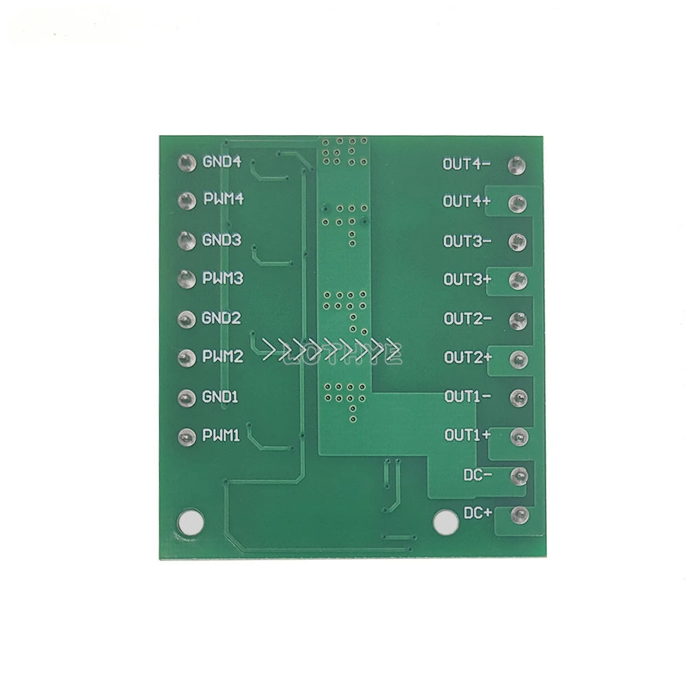 4 Channel MOS PLC Amplifier Board Driver Module PWM 3-20V To 3.7-27V DC 10A Board Driver 4-Channel MOSFET PLC Amplifier