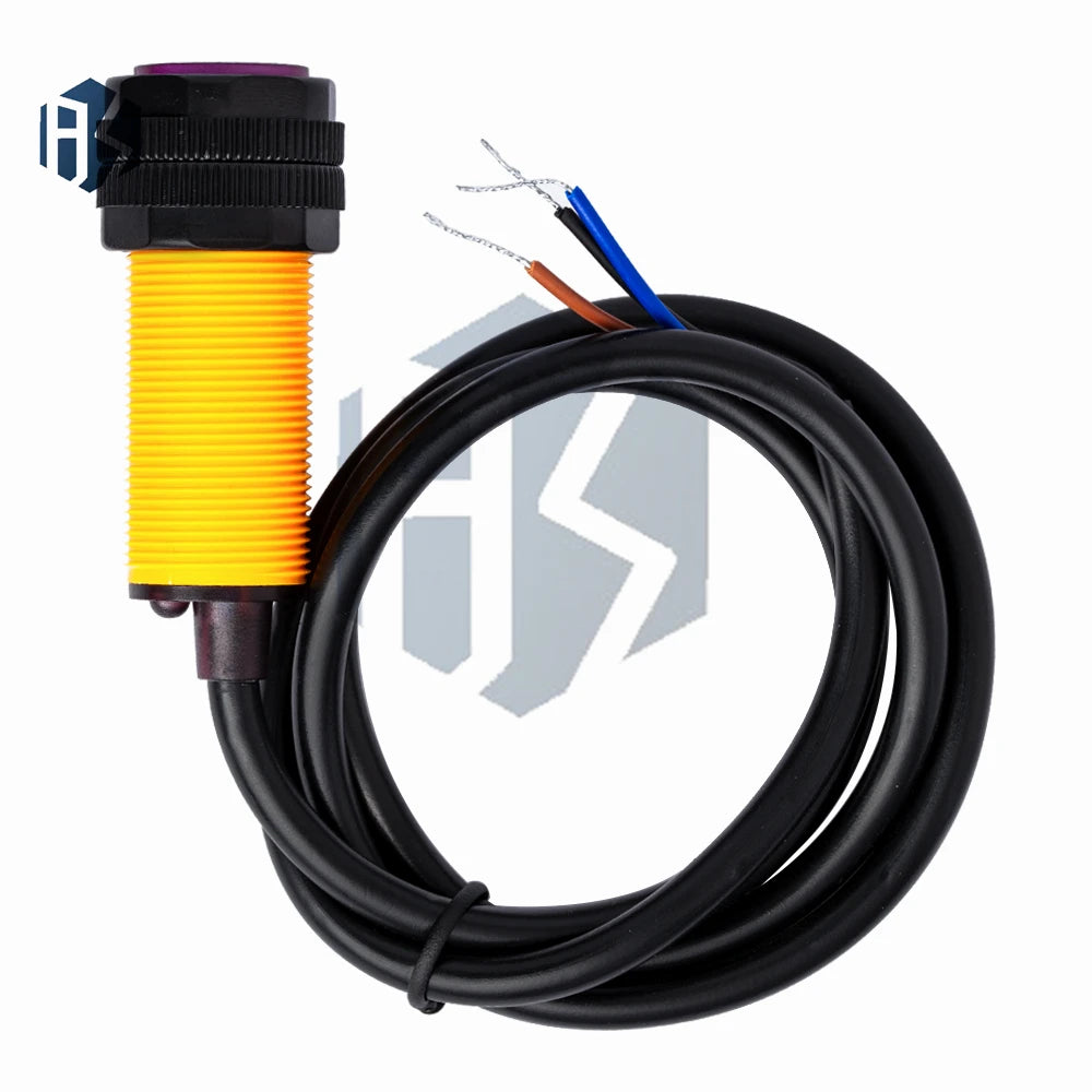 E18-D80NK Infrared Obstacle Avoidance Reflective Photoelectric Sensor with Adjustable 3-80cm Detection Range for Smart Car Robot