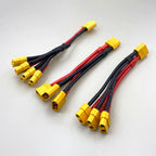 XT60 XT90 T Plug Parallel Battery Connector Male/Female Double Extension Cable Y-Divider/RC Battery Motor3-Way 10AWG 12AWG 14AWG
