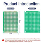 1/5Pcs Single Sided PCB 15x20 12x18 10x15 2x8 4x6 5x7 6x8cm Universal PCB Prototype Circuit Board for DIY Soldering Project